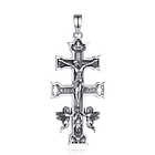 Colgante Caravaca cruz full definición en plata fina 925 1