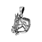 Colgante de caballo en plata fina 925 1