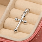 Colgante Cruz de Puntas en Plata Fina, Símbolo de Fe y Protección, Con cadena 2