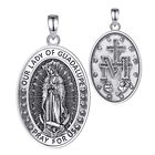 Colgante virgen de Guadalupe en plata fina 925 1