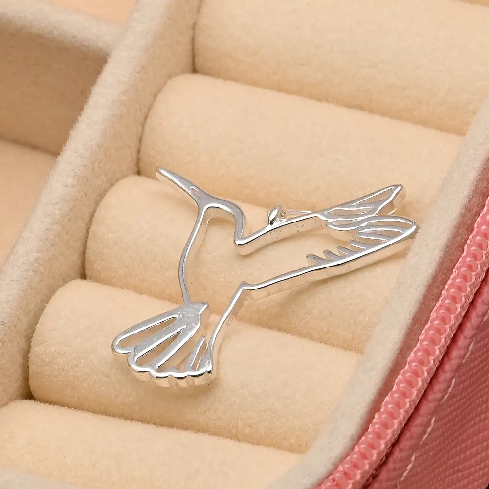 Colgante Colibrí En Plata Fina, Joya Nacional con Alma de Vuelo, Único y Delicado 2