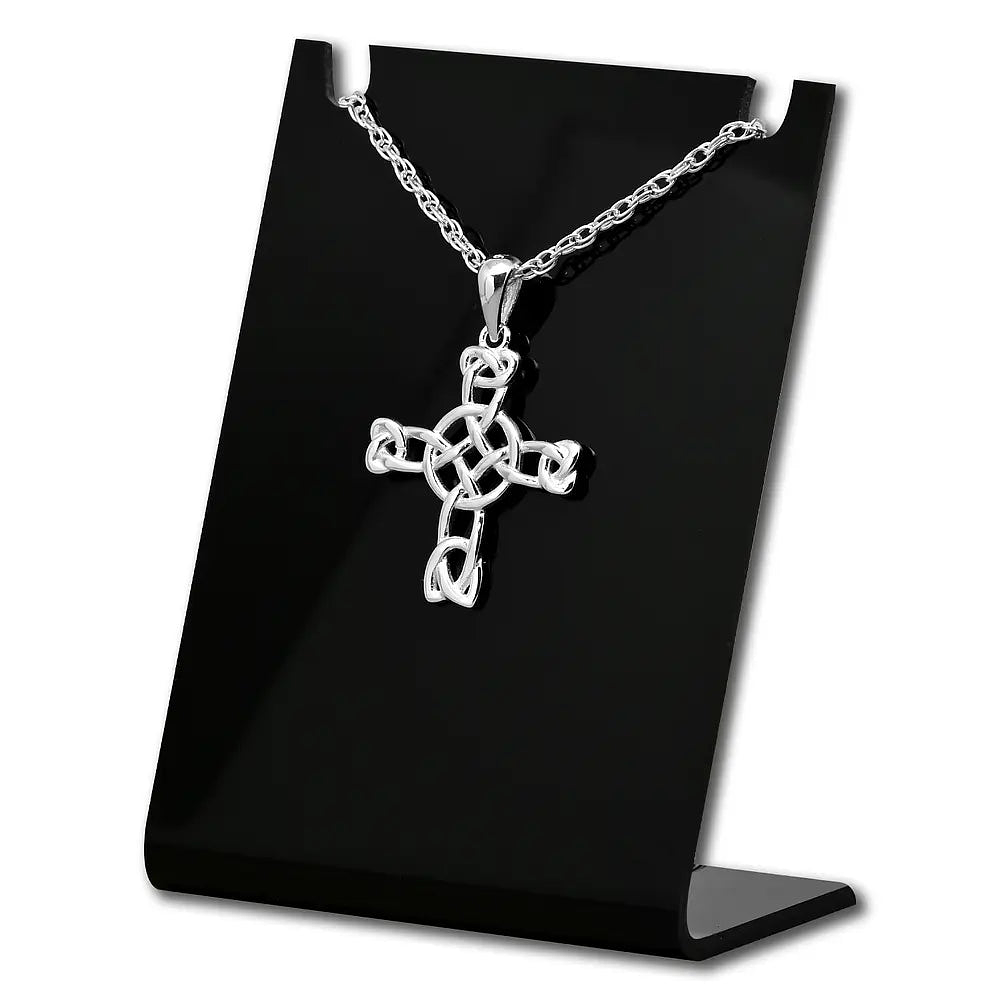 Cruz Celta Plata, Símbolo de Protección y Eterna Unión, Colgante Único 1