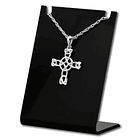 Cruz Celta Plata, Símbolo de Protección y Eterna Unión, Colgante Único 1