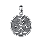 Colgante monograma de cristo (Chi Rho) en plata fina 925 1