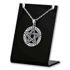 Colgante tetragrammaton con estrella en plata fina 925 2