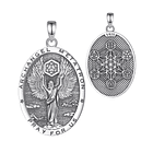 Colgante arcángel de metatron, simbología sagrada en plata fina 950 1