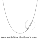 Colgante San Lucas en plata fina 950, con cadena 2