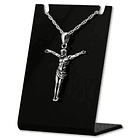 Colgante cristo Dalí full definición en plata fina 950 1