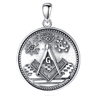 Colgante masónico todos los símbolos en plata fina 950 1