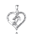 Colgante pareja Wall·e y Eva en plata fina 950 1