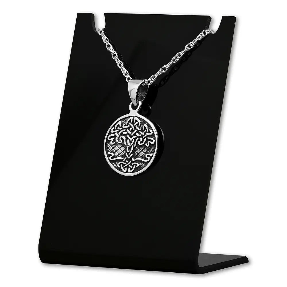Colgante árbol de la vida celta en plata fina 950 1