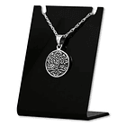 Colgante árbol de la vida celta en plata fina 950 1