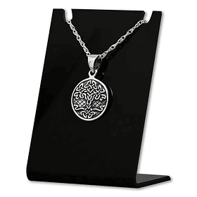 Colgante árbol de la vida celta en plata fina 950