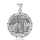 Colgante medalla Anubis dios Egipto plata fina 950 1