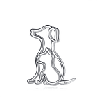 Colgante de perro y gato mini amigos en plata fina 950 1