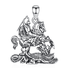 Colgante San Jorge en plata fina 950 1