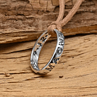Collar anillo uncharted, en plata fina 950 2