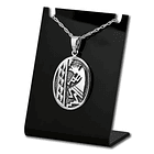Colgante kokopelli dios de la fertilidad en plata fina 950 1