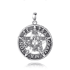 Colgante tetragrammaton original full definición en plata fina 950 1