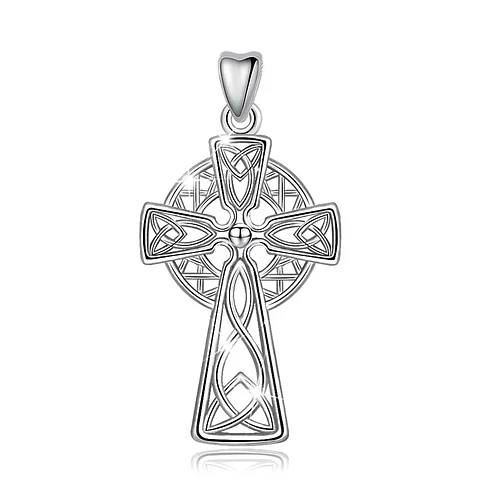 Colgante cruz celta en plata 925