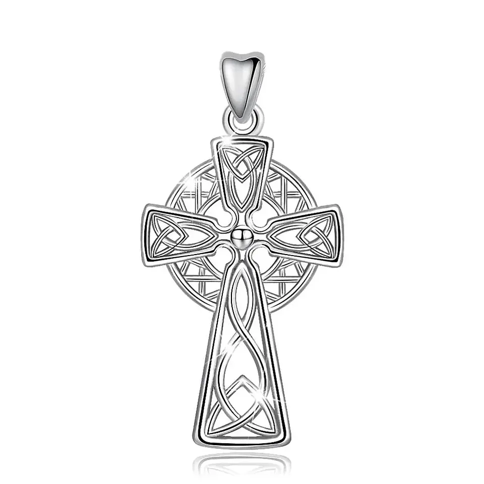 Colgante cruz celta en plata 925 1
