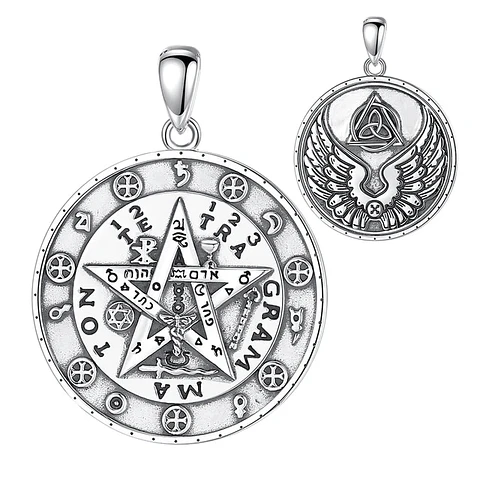 Colgante tetragrammaton simbología sagrada en plata 925