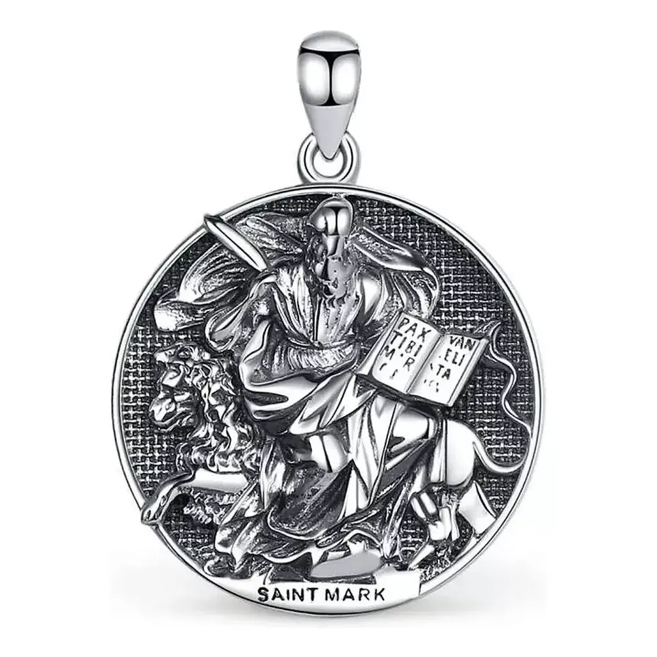 Colgante San Marcos en plata 925 1
