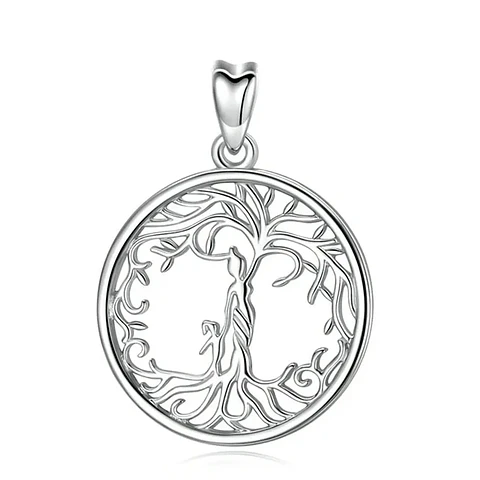 Colgante madre con hija en árbol de la vida en plata 925