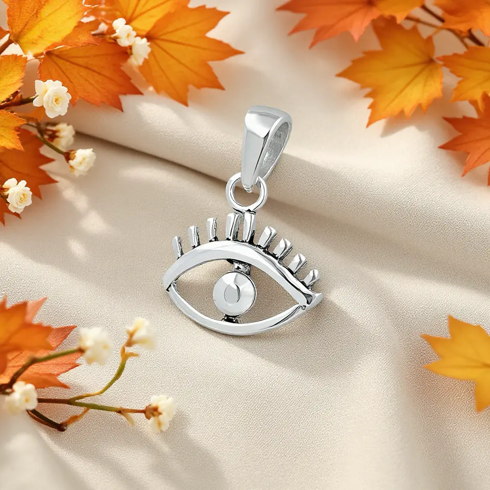 Colgante ojo turco en plata 925 1