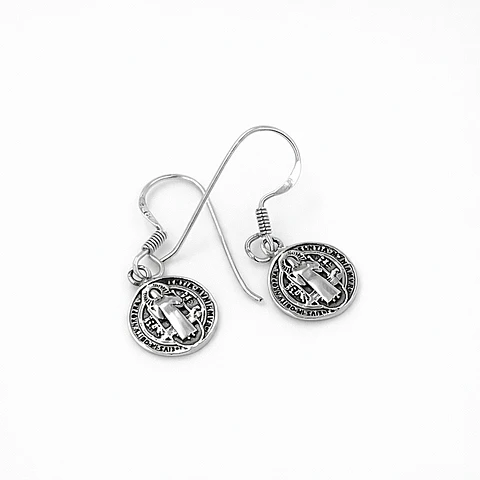 Aros san benito en plata 925