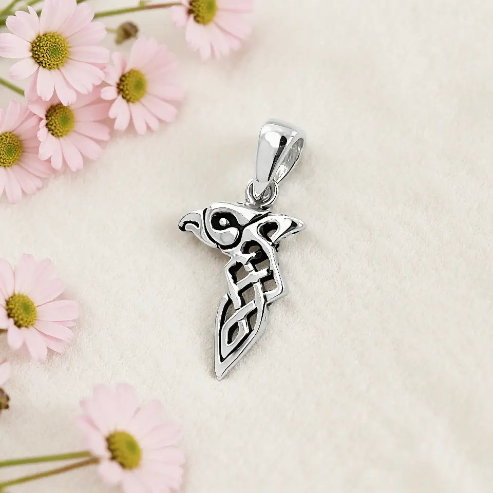 Colgante ave fenix en plata 925 1