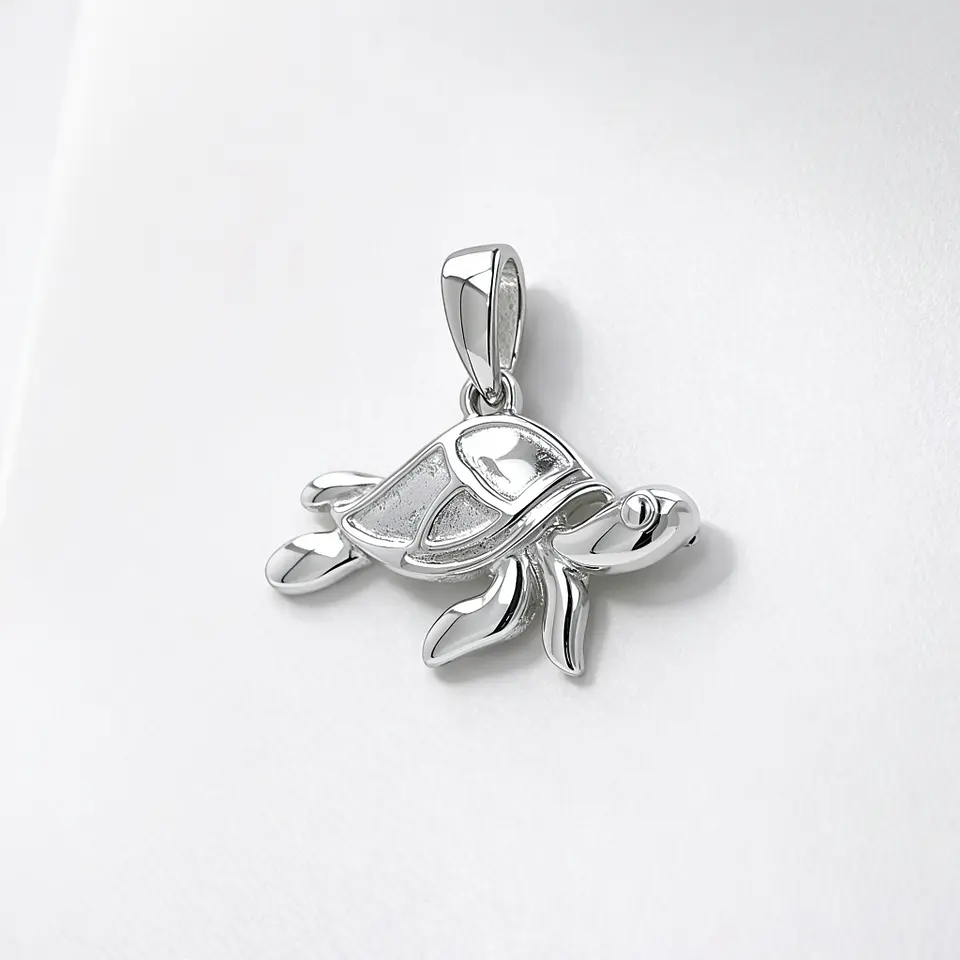 Colgante tortuga en plata 925 1