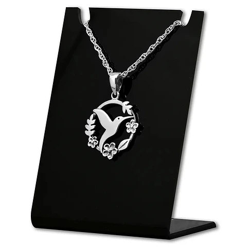 Colgante de colibri en plata 925