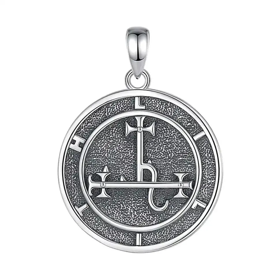 Colgante sigilo de lilith en plata 925 1