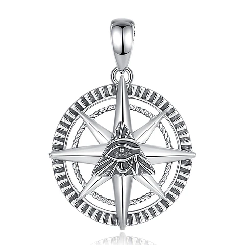 Colgante ojo de la providencia en plata 925