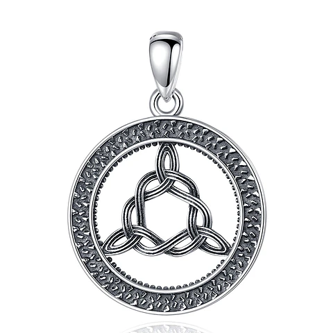 Colgante triqueta celta en plata 925