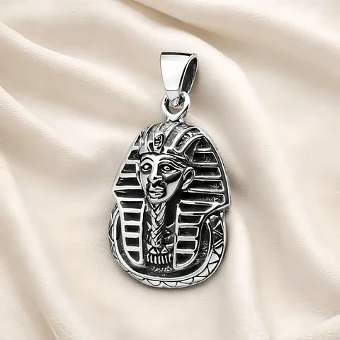 Colgante de tutankamon en plata 925