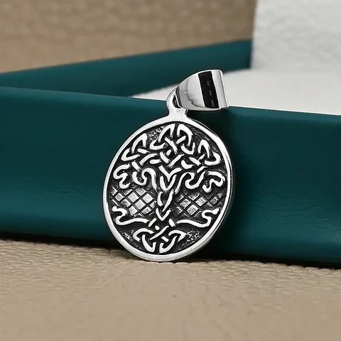 Colgante árbol de la vida celta en plata 925