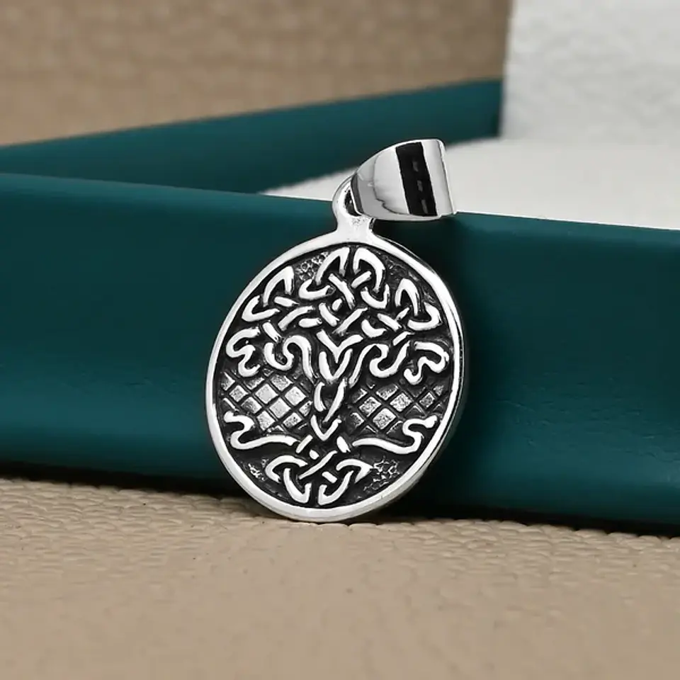 Colgante árbol de la vida celta en plata 925 1