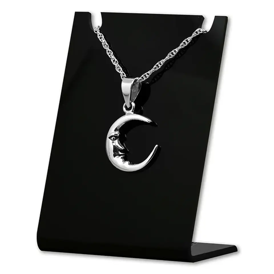 Colgante luna pequeña en plata 925 1