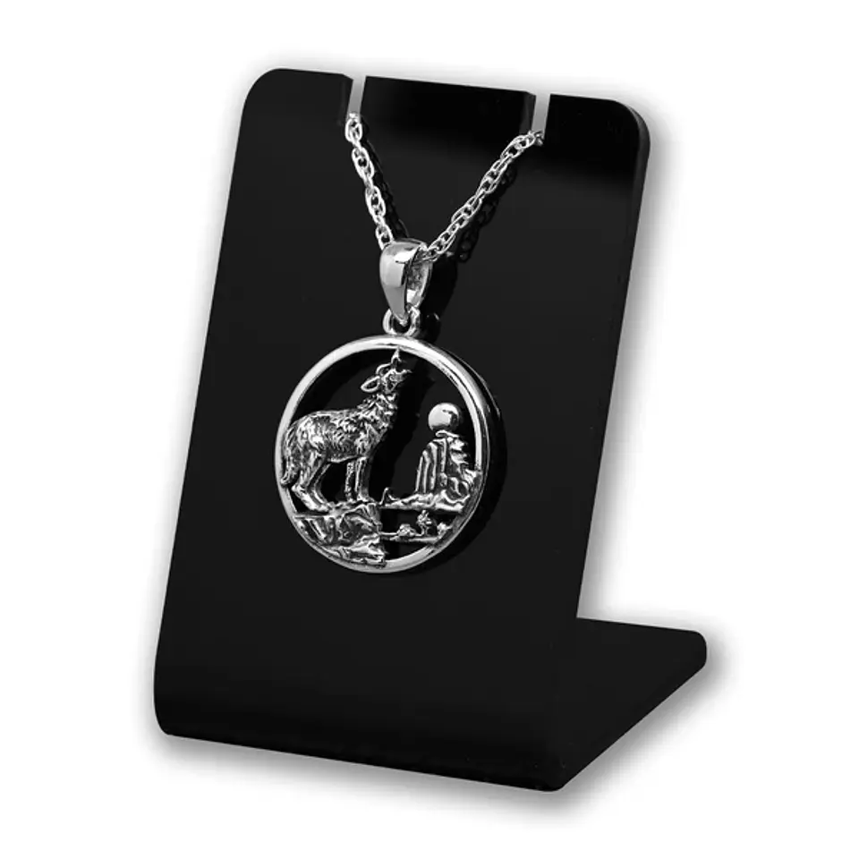 Colgante de lobo en plata 925 1
