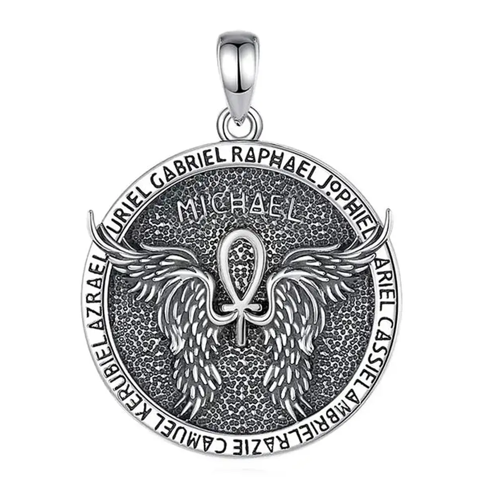 Colgante 7 arcángeles en plata 925 1