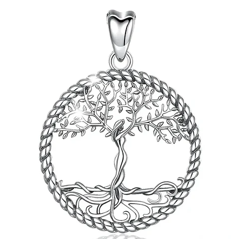 Colgante árbol de la vida en plata 925