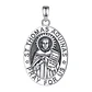 Colgante Santo tomas de aquino en plata 925 - Miniatura 1