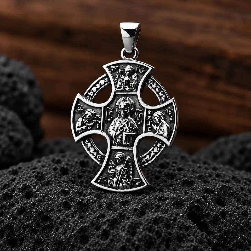 Cruz De Jesús Celta Protección MEDALLON 1