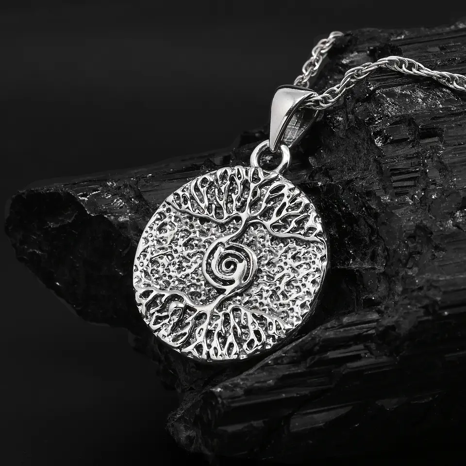 Árbol De La Vida Doble Estampa Vikingo Yggdrasil 1
