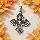 Colgate cruz de la novena en plata 925 - Miniatura 1