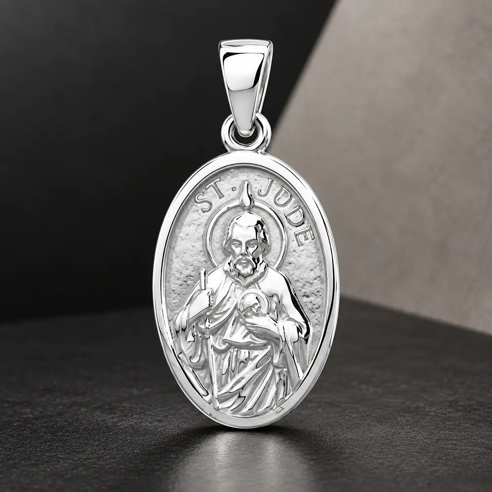 San Judas en plata  1
