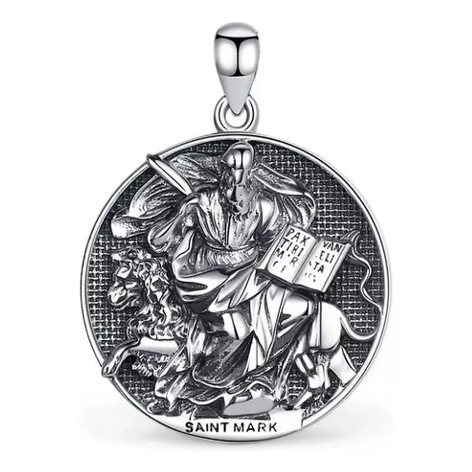Colgante San Marcos en plata 925 1