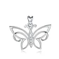 Colgante de mariposa en plata 925 - Miniatura 1